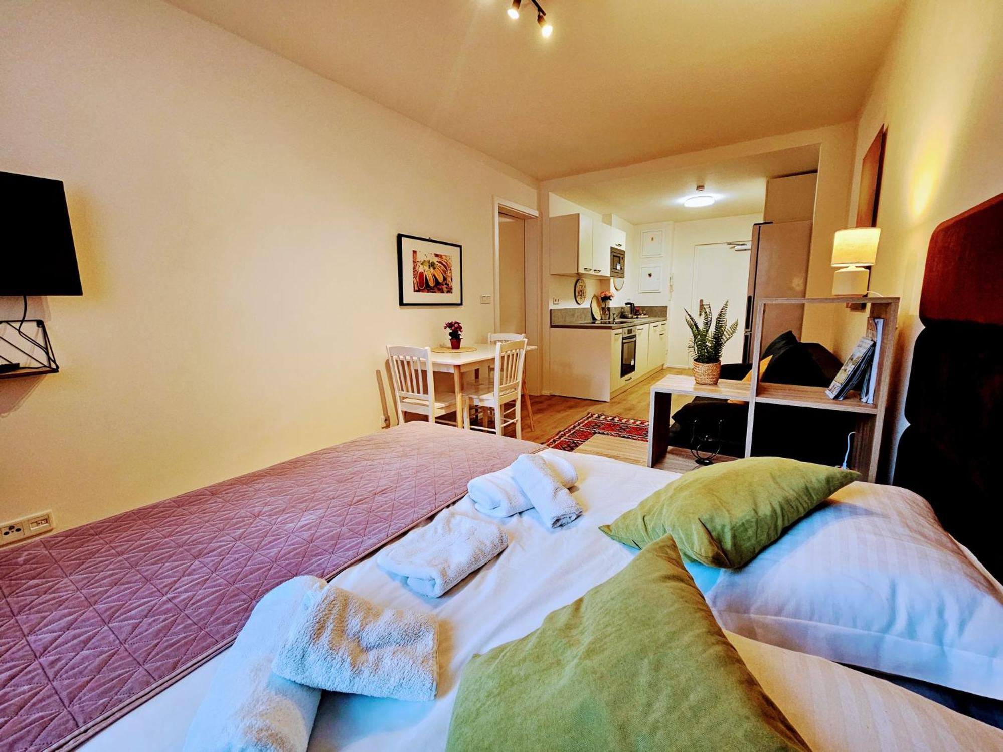 Apartment Live-inn Hotel-style 5 Apartments, 20 Mins To Centre, Gym, Reception, Free Parking, Lift, Roof Terrace & Game